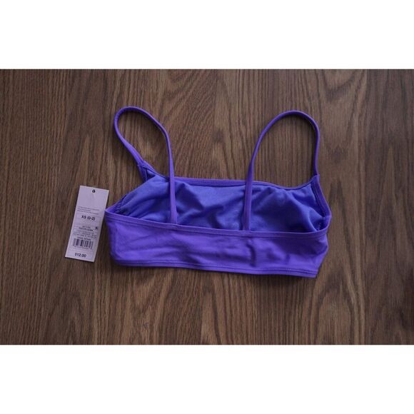 Wild Fable Women's Scoop Front Bralette Bikini Top | Purple | XS | NWT - Picture 4 of 7